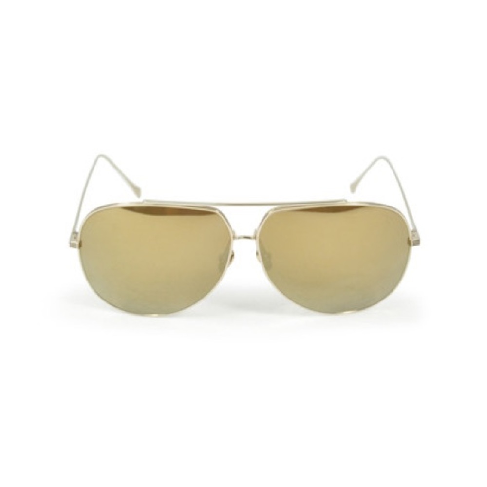 Dita Condor mirrored gold lenses and frame